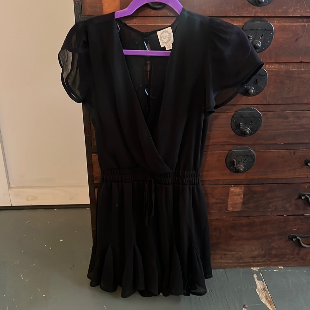 Block flowy romper